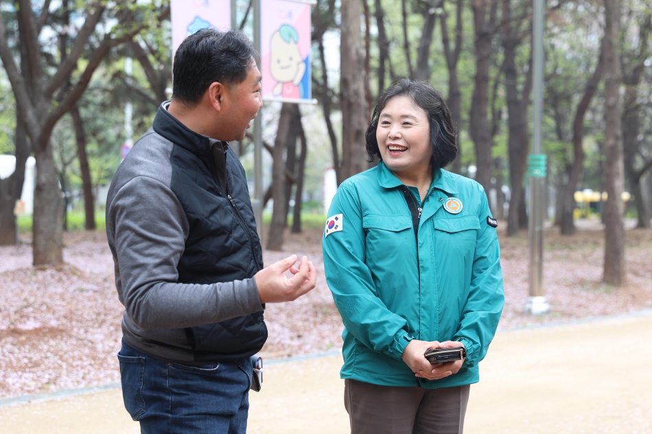 녹지 내 맨발 길 현장점검_3