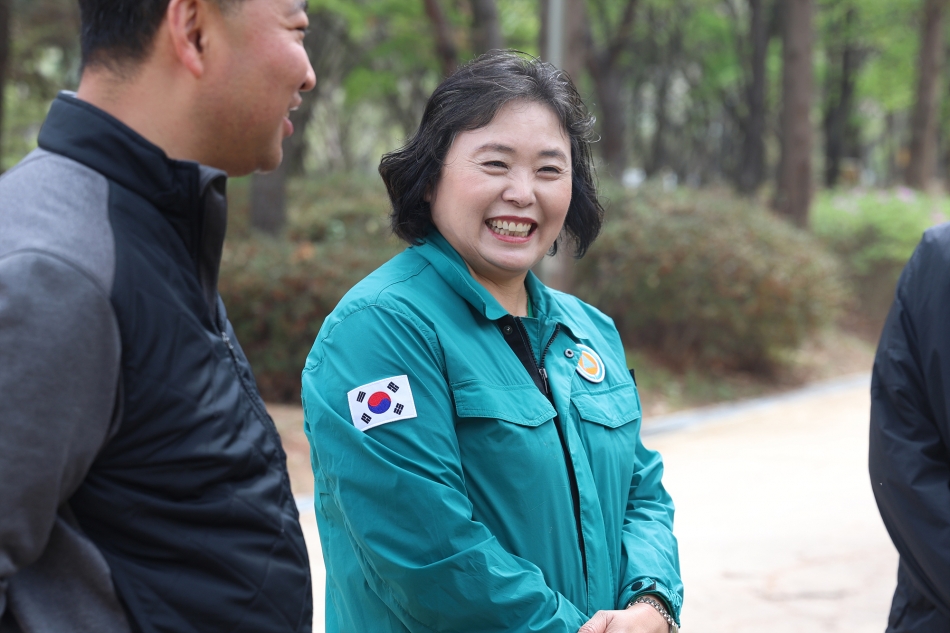 녹지 내 맨발 길 현장점검_6